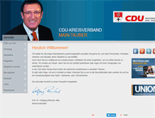Tablet Screenshot of cdu-main-tauber.de